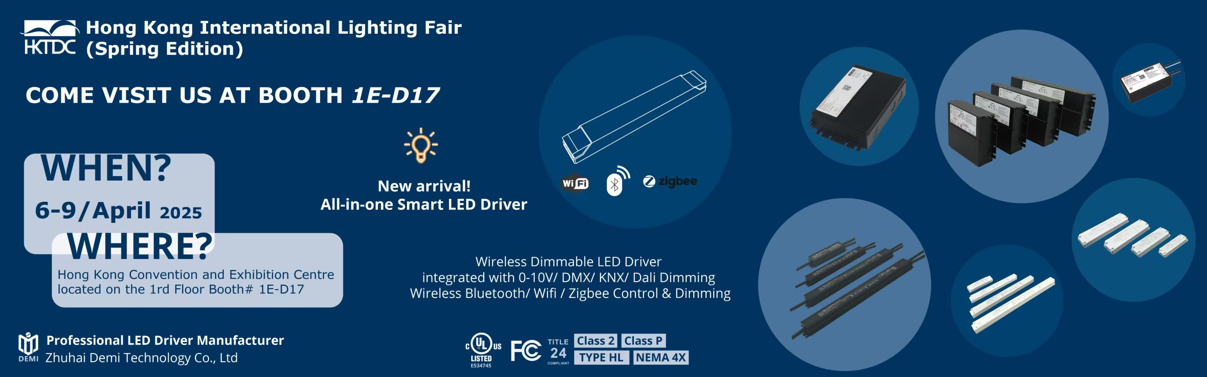 2025 Hong Kong Spring Lighting Fair – Booth 1E-D17: Winning Global Fans with Real Strength