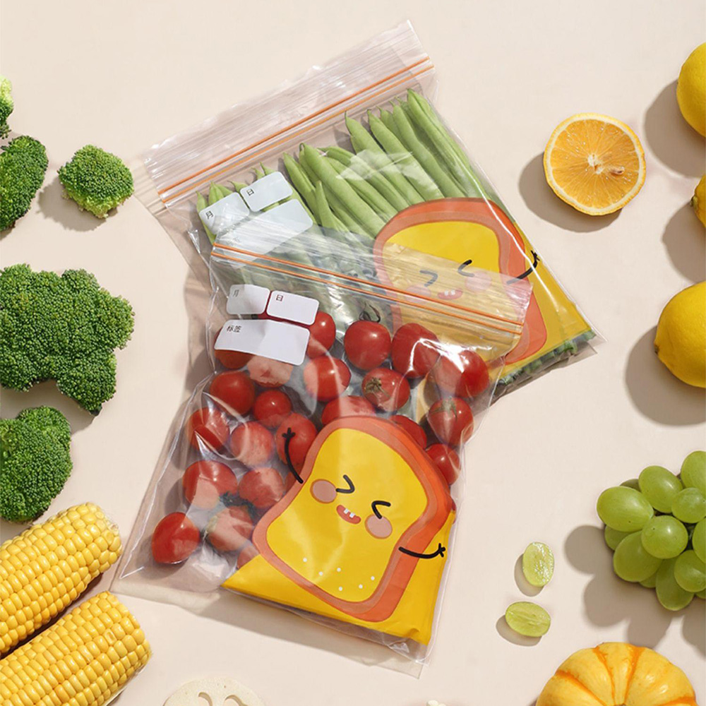 Custom Fresh Food Storage Bags Transparent Vacuum Bags
