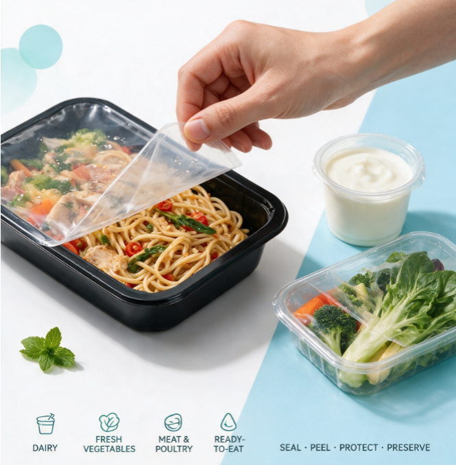 Food-Grade Tray Lidding Films: Printable, Peelable & Anti-Fog Protection for Fresh Food