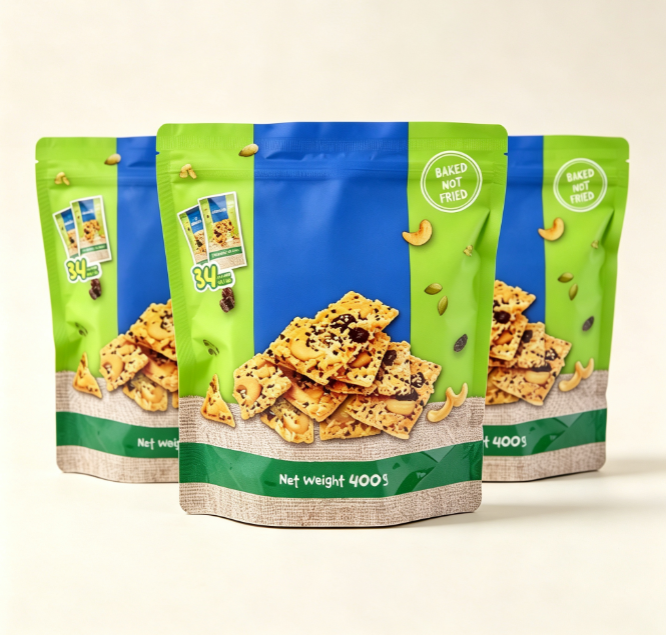 Stand-Up Pouch With Zipper: Practical Packaging For Dry Snack Foods