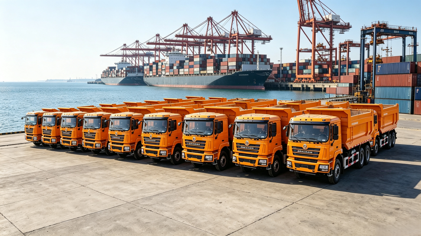 Large-Batch SHACMAN F3000 Import: Fully Prepared for Shipment to Bolivia