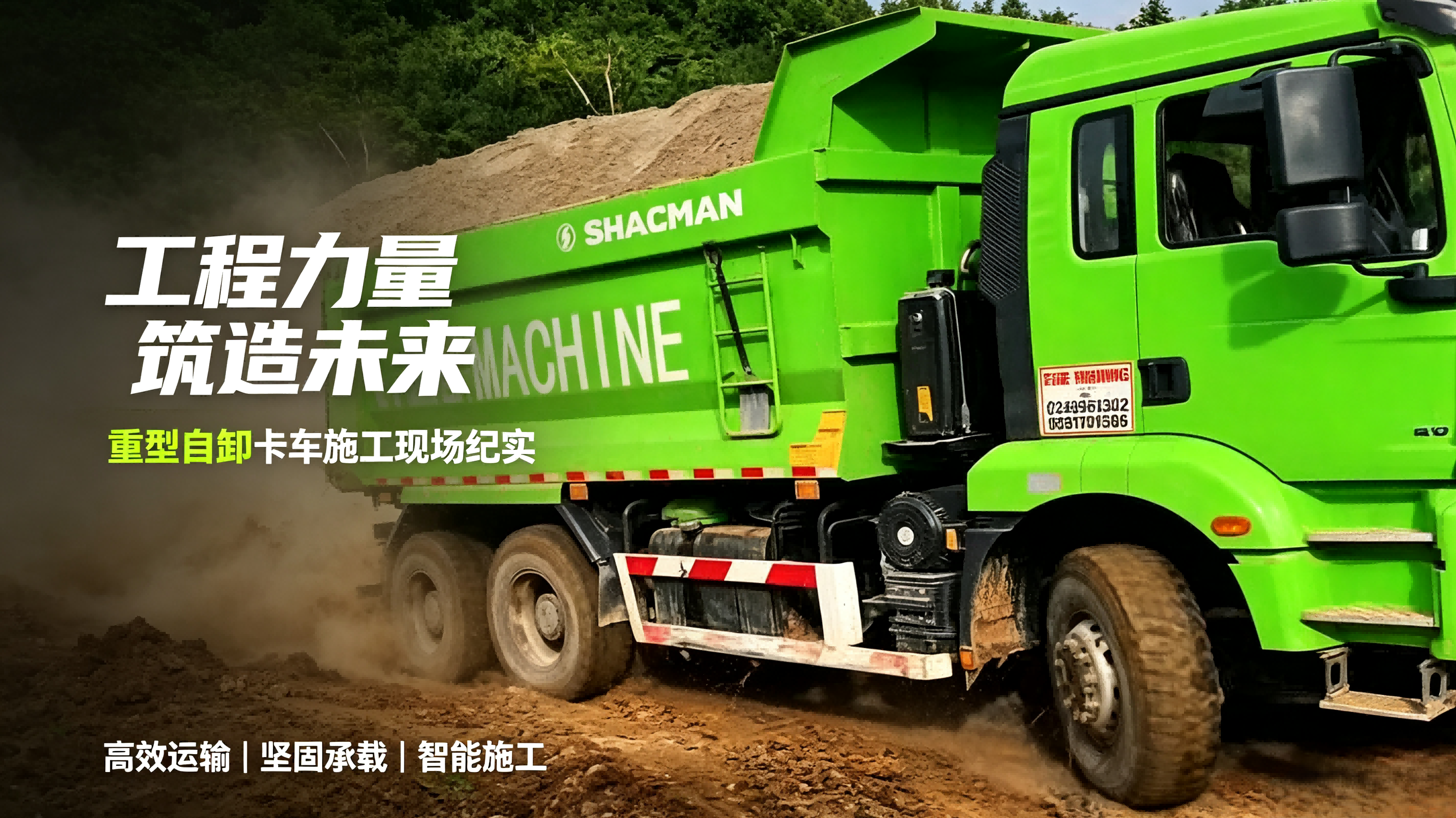 SHACMAN F3000 Dump Truck: Reliable Workhorse for Muddy Mine Construction Sites