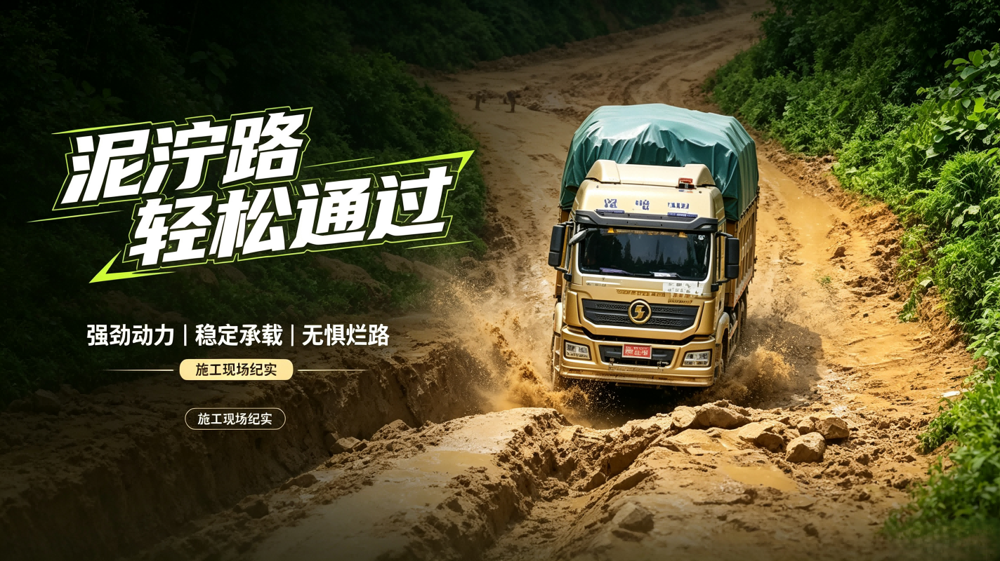 SHACMAN Trucks Conquer Tough Muddy Roads in Bolivia