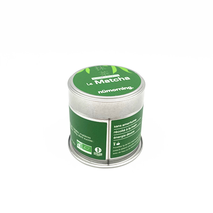 Wholesale Box Customizable Round Metal Tea Tin Box 60X68 Wholesale Matcha Japanese Coffee Tins Packaging Can