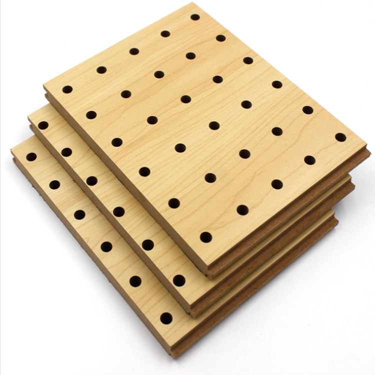 Customized melamine veneered perforated board