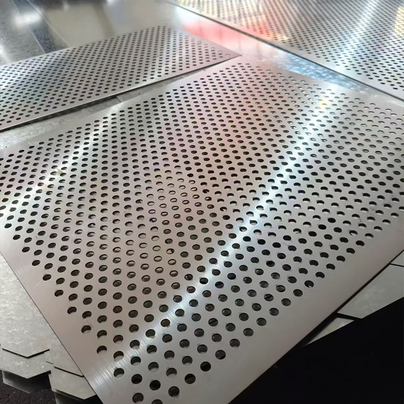 ASTM Certified Stainless Steel Perforated Metal Sheet Round Hole Perforated Mesh Panel for Construction Decoration