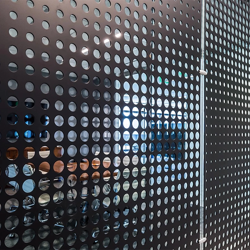 Decorative Perforated Metal Screens and Space Dividers for Interior Design