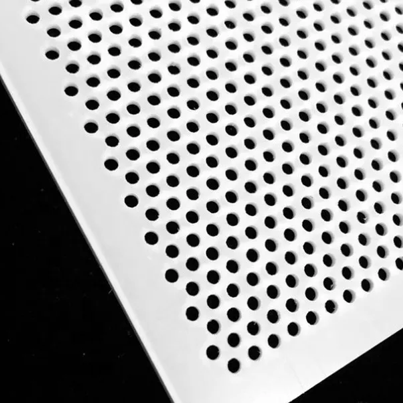 High Open Area PVC Coated Perforated Mesh Sheet for Decorative and Protective Applications