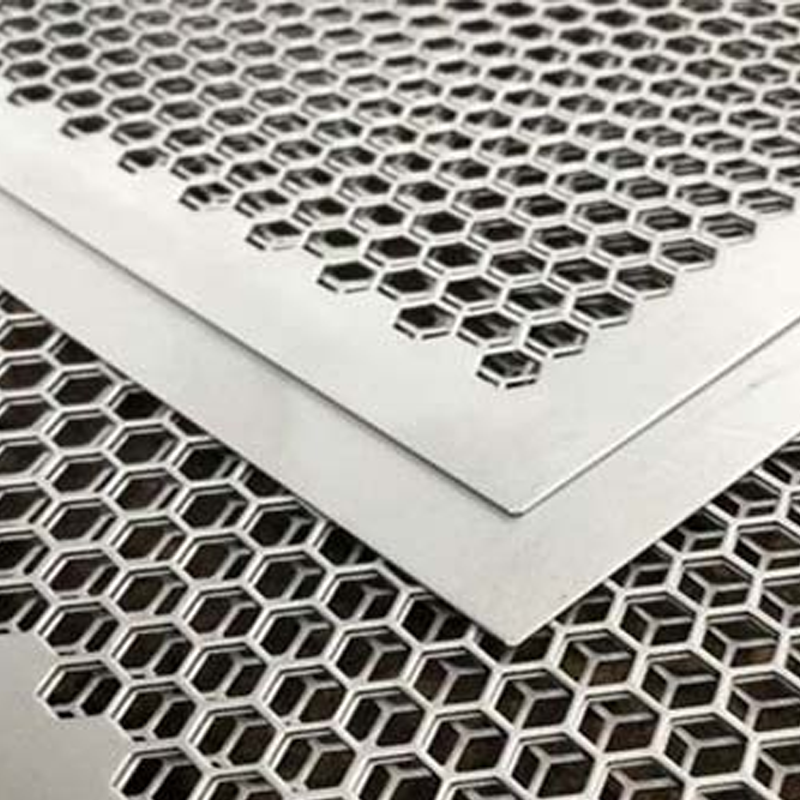 Hexagonal Perforated Mesh Sheet with 100mm Hole Size for Filtration