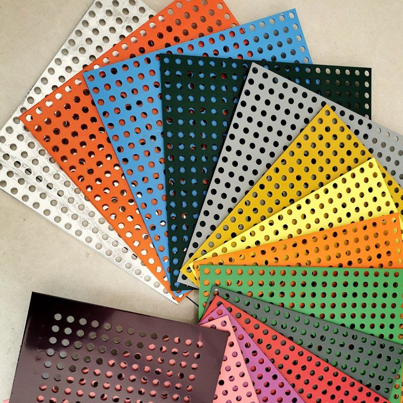 Colorful PVC Coating Perforated Mesh Sheet for Exterior Wall Decoration Guide