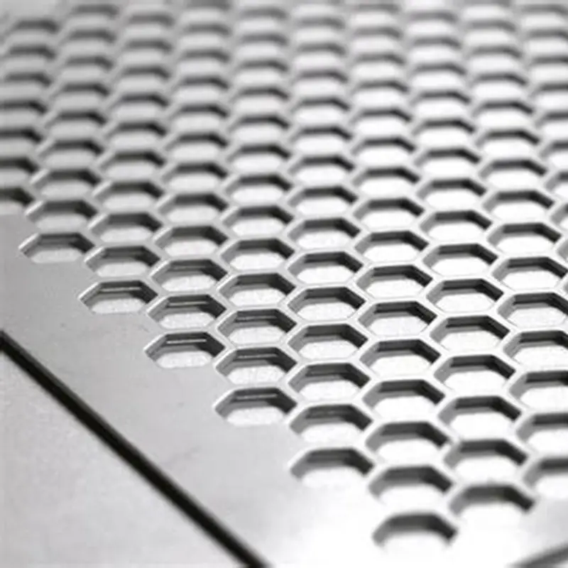 Hexagonal Perforated Mesh Sheet with 100mm Hole Size for Industrial Filtration