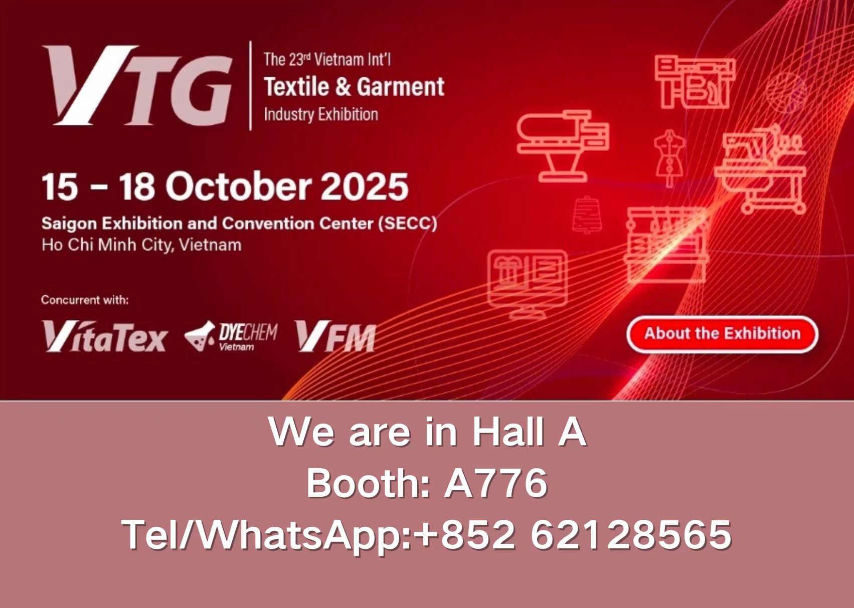 We participate in the exhibition in Vietnam
