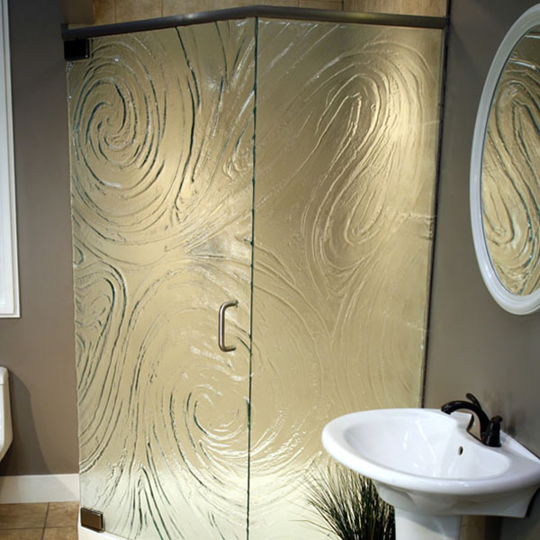 Textured Shower Glass | Decorative Glass for Shower Enclosures Alt (62 chars): Textured Shower Glass | Patterns for Shower Enclosures