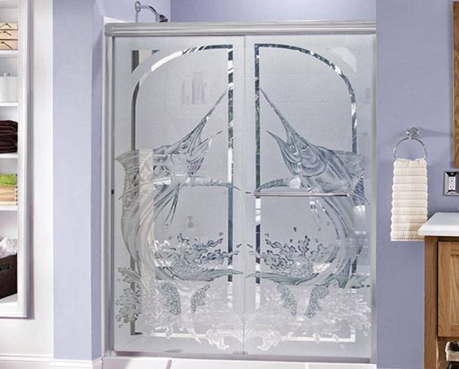 Etched Shower Glass | Acid-Etched & Sandblasted Glass Alt (60 chars): Etched Shower Glass | Acid-Etched Privacy Glass Panels