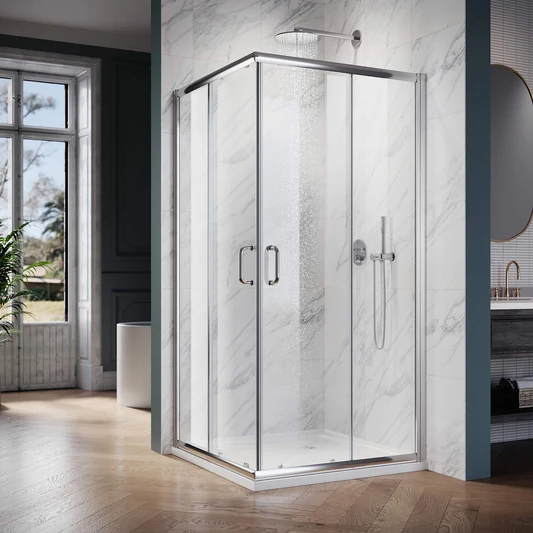 Corner Shower Enclosures | Flat & Curved Corner Layouts