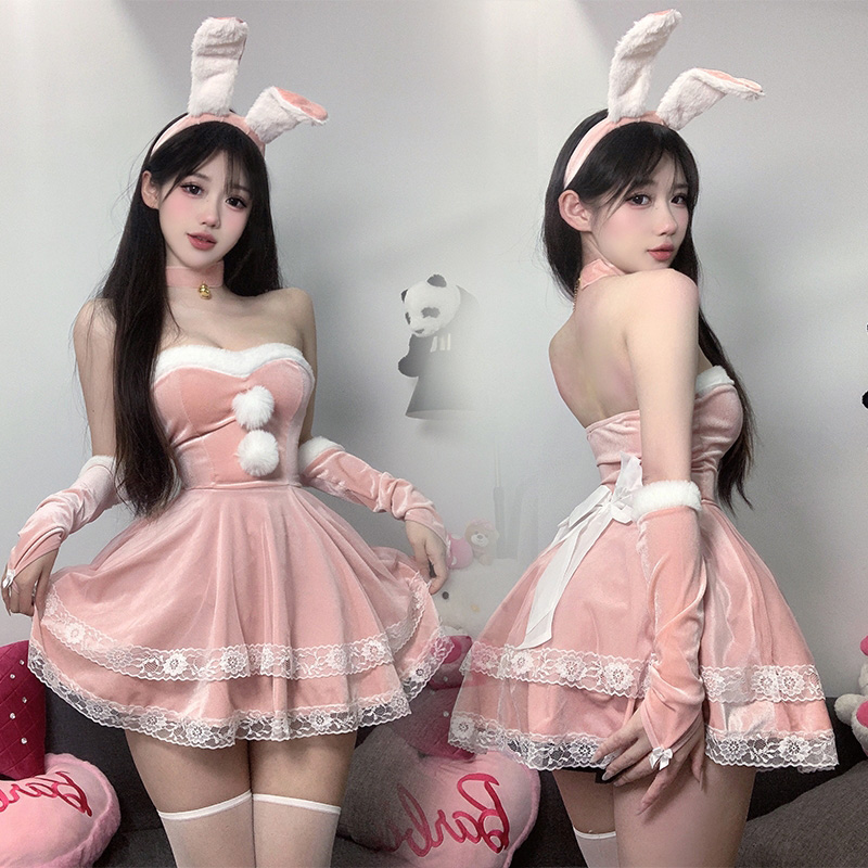 Christmas Bunny Girl Costume