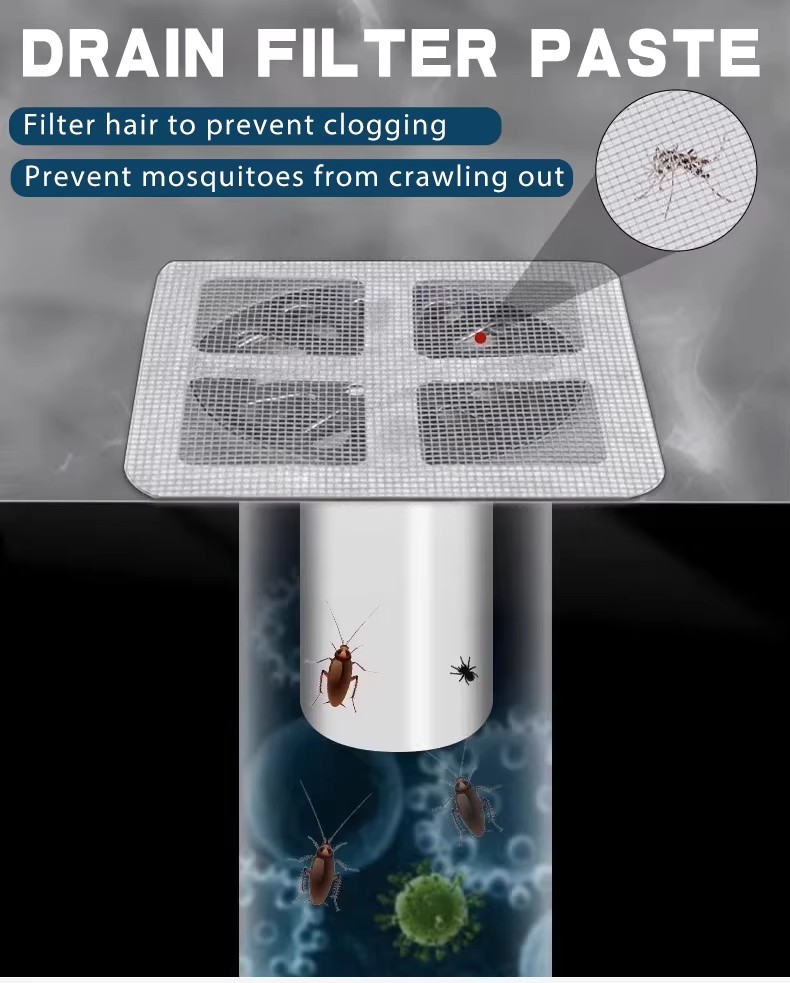 Multi-Purpose Disposable Floor Leak Mesh Stickers Solution