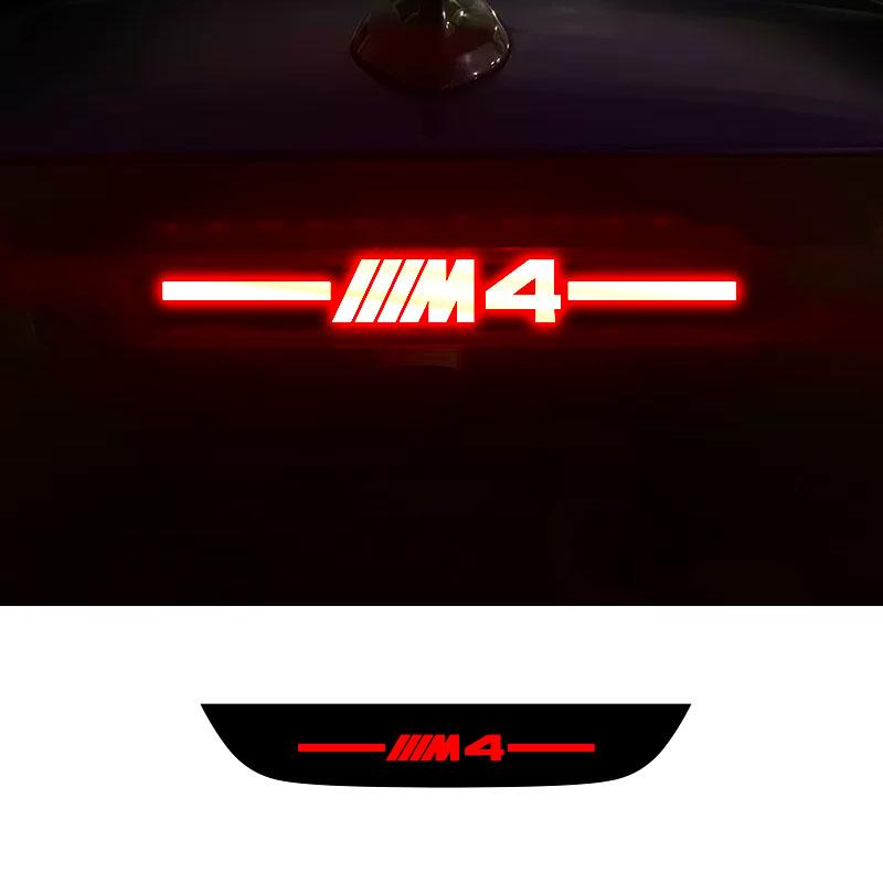 Compatible with BMW 3GT, 5GT, & 6GT: High-Mount Brake Light Panel, M3/M5/7 Series Interior Modification & Decoration, and M-Logo Sticker