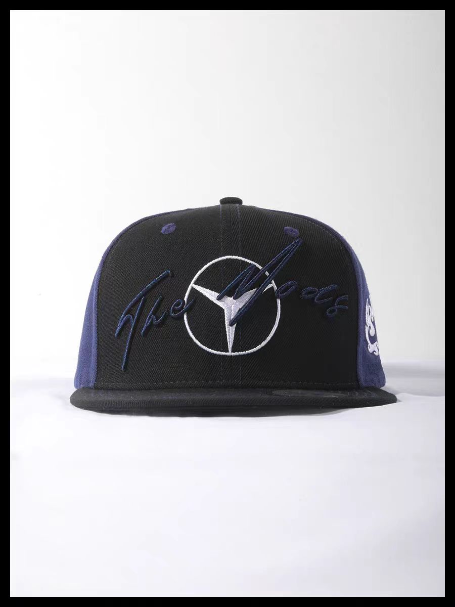 BrokenSwordX Li Guanwei co-branded European and American hip-hop American street three-dimensional embroidered baseball flat brim cap for men and women