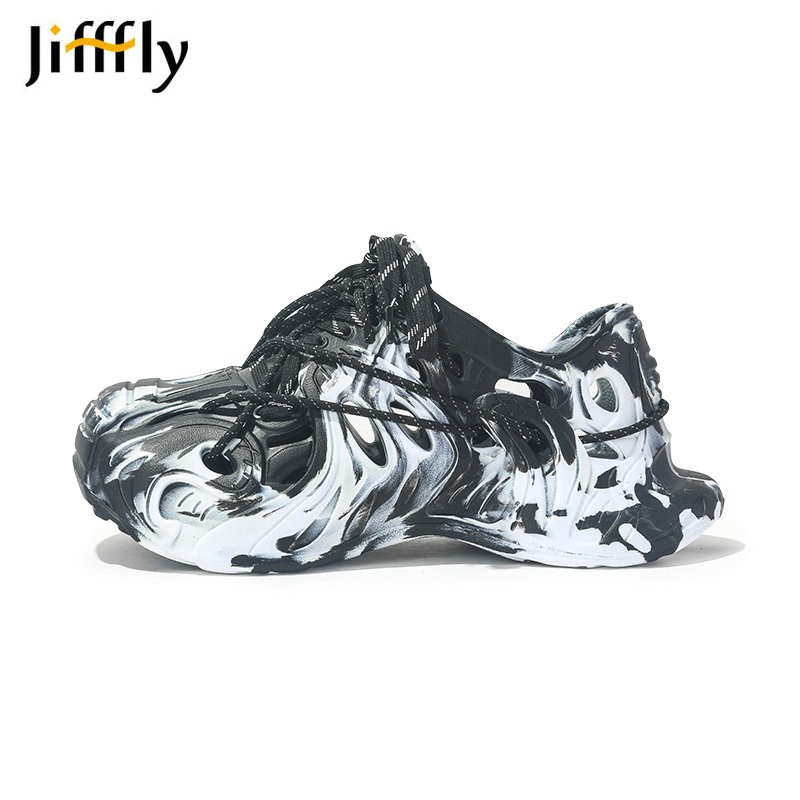 Jifffly Casual Shoes | StitchMonster Hollow Series | DIY Adjustable Lace-up / Double / Model JF-008243