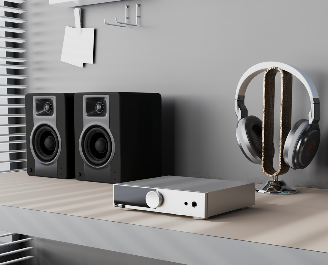 SMSL H200 desktop headphone amplifier and preamplifier