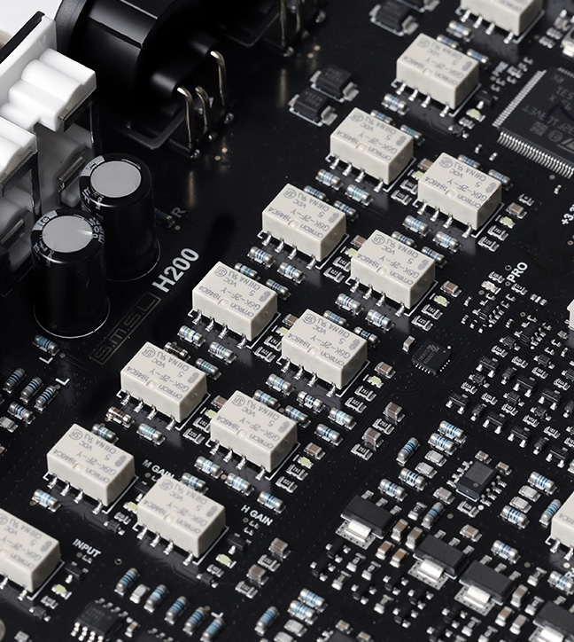 SMSL H200 PLFC+ discrete headphone amplifier circuit