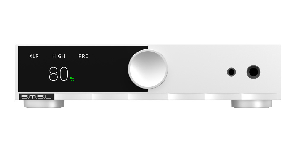 SMSL H200 headphone amplifier and preamplifier setup