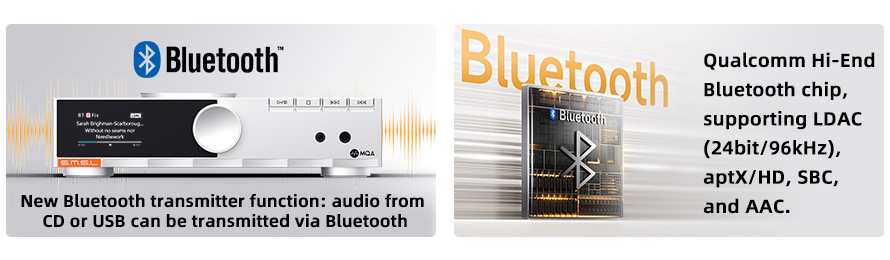 S.M.S.L PL200 MK2 Bluetooth TX and RX with LDAC and aptX HD