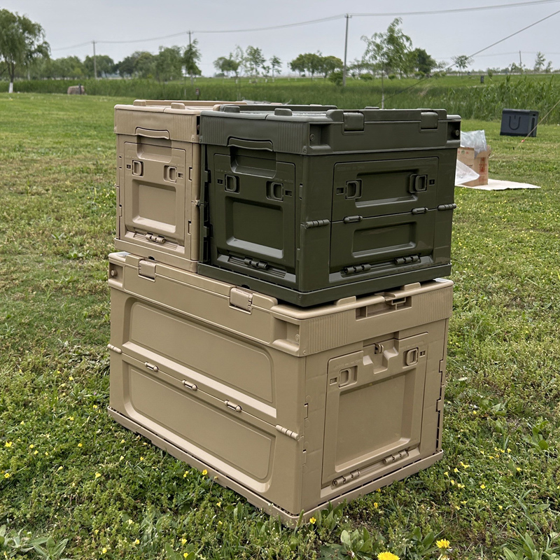 Outdoor Large Capacity 50L Storage Box - Multifunctional Foldable Bag for Car & Camping Essentials