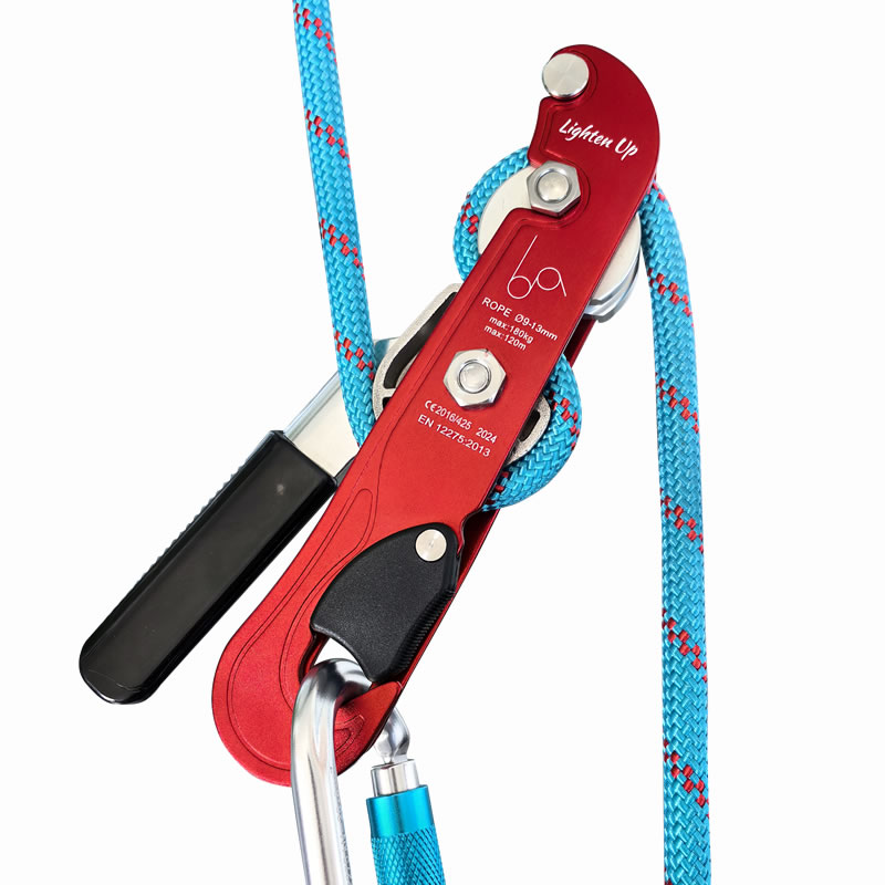 Lighten Up手控下降器攀岩速降裝備緩降器戶外登山索降裝備高空下降保護器