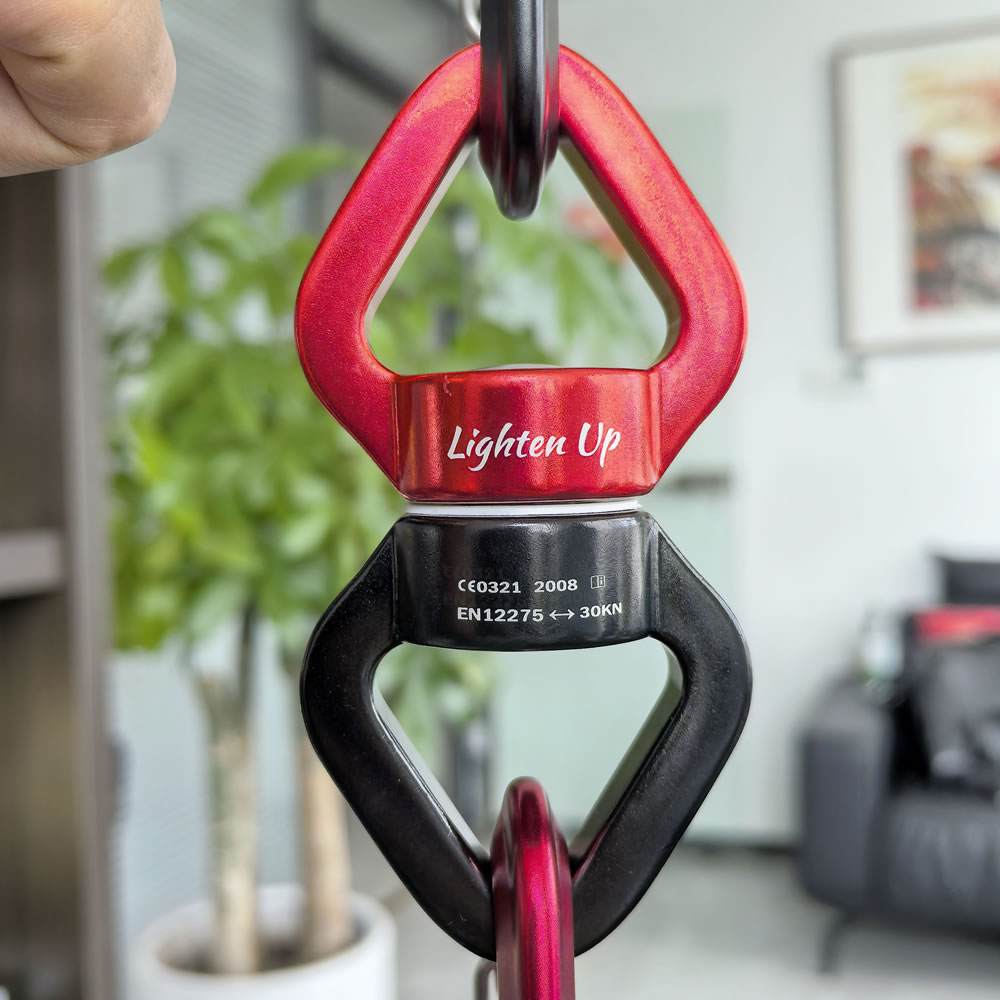 Lighten Up戶外高空攀岩影視威亞360度自轉環 空中瑜珈萬向旋轉環7075航空鋁