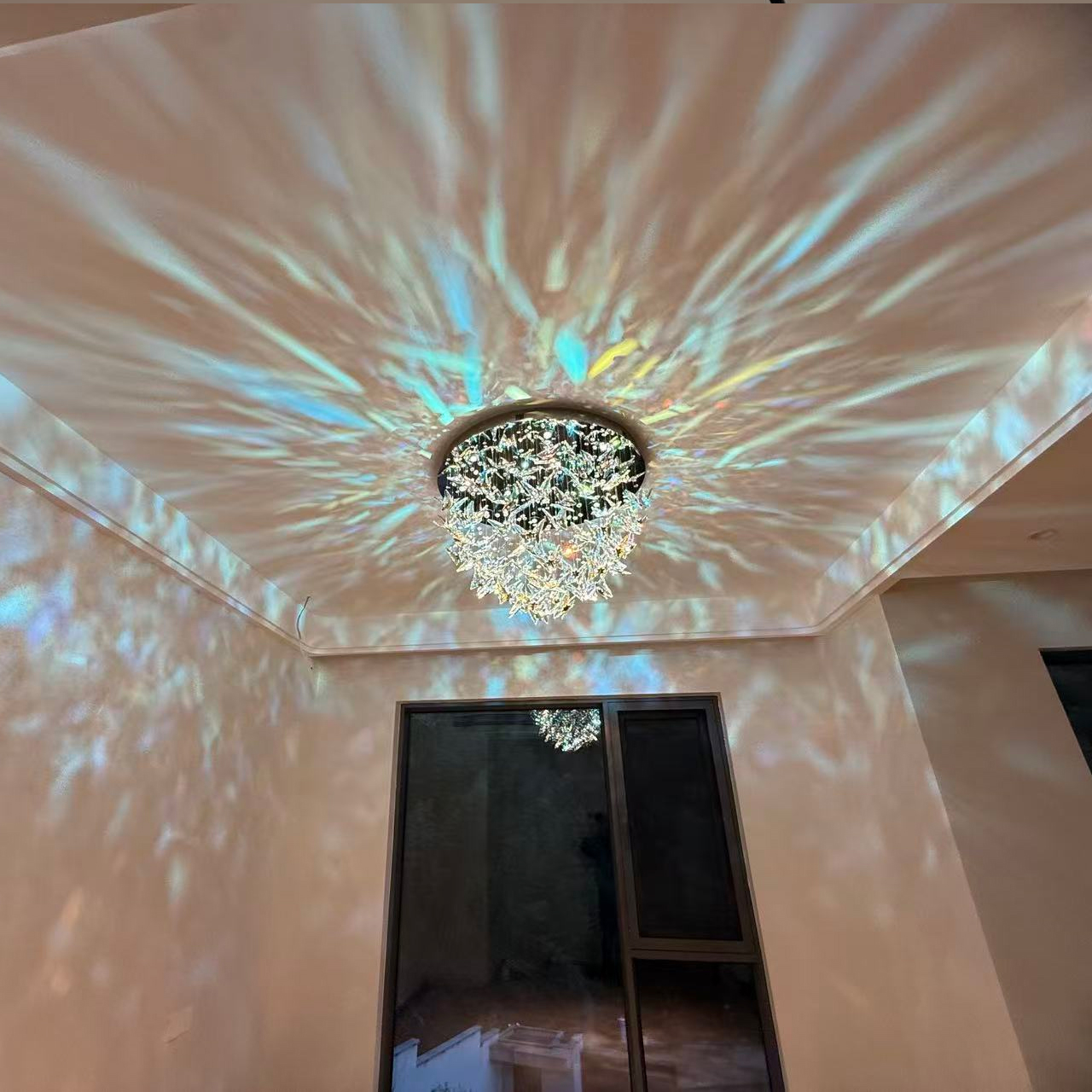 Crystal chandeliers, butterfly crystal chandeliers, light luxury chandeliers, villa chandeliers, fairy lights, bedroom light, Italian style,ceiling light, home aesthetics, Swarovski crystals, Egyptian Asfour crystals, Chinese K9 crystals