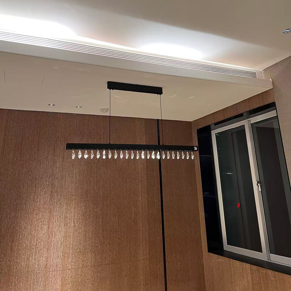 Swarovski three ring branch chandelier