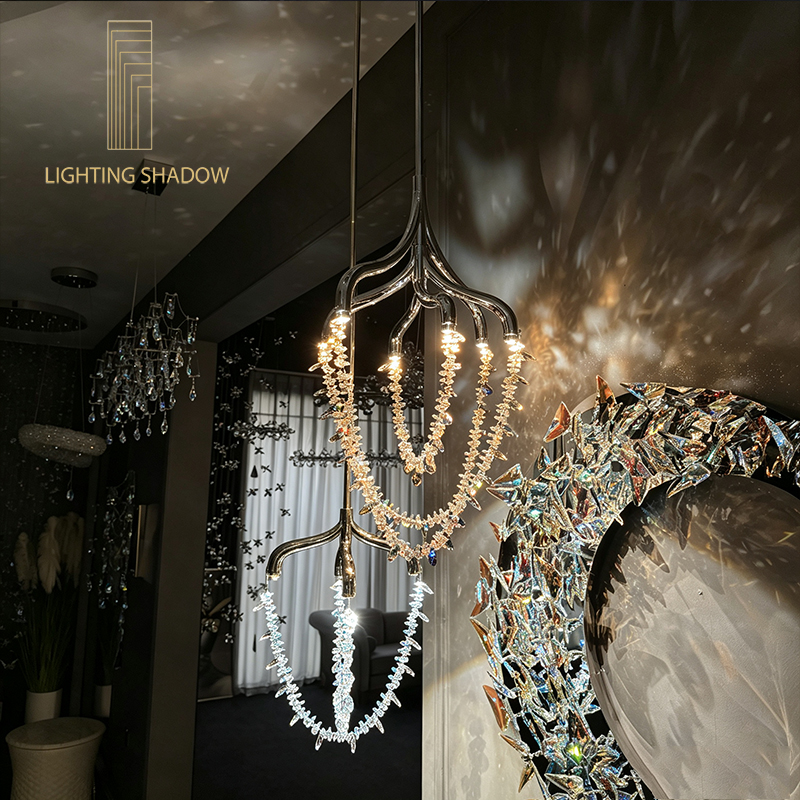  Small Crystal chandelier﻿ ,Light luxury crystal chandeliers,  Swarovski crystals, Egyptian  Asfour crystal Chinese K9 crystals， TD26054 Crystal Pendant Light