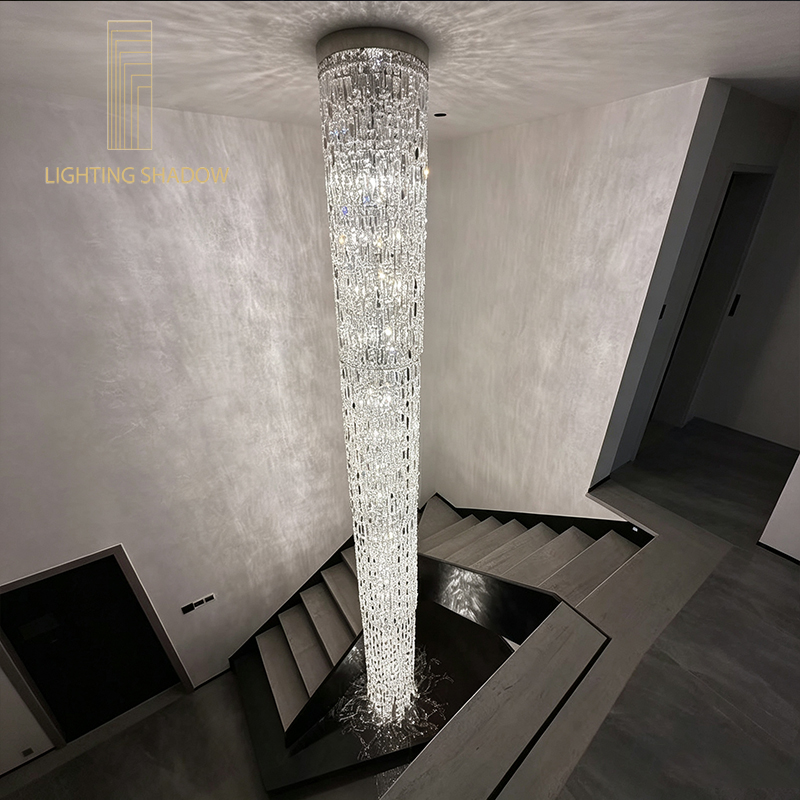 Light luxury crystal pillar, crystal lamp, crystal pillar, Swarovski crystal, Egyptian Asford crystal, Chinese k9 crystal TD610