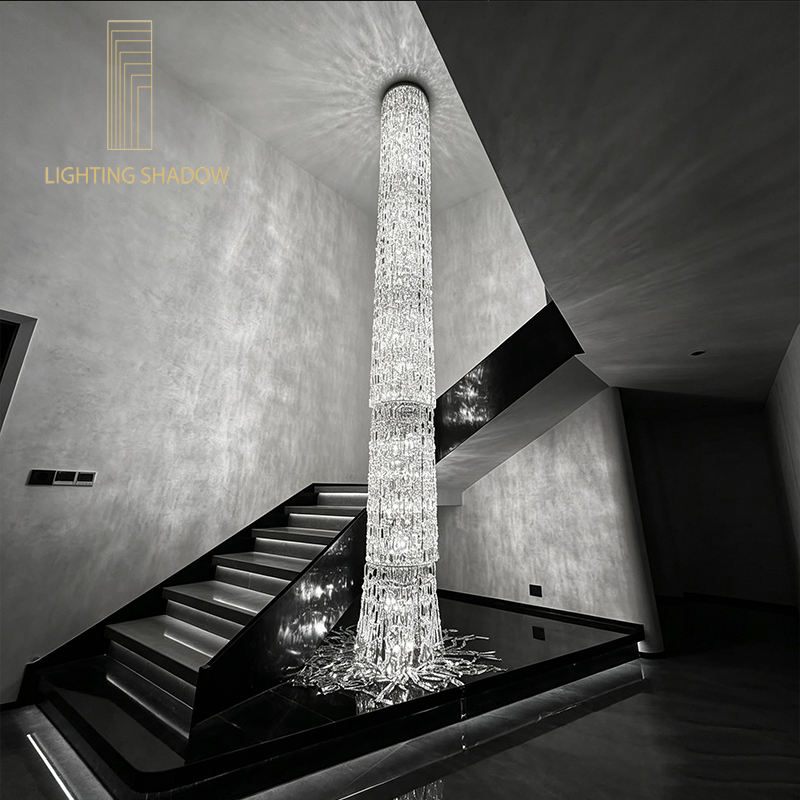 Light luxury crystal pillar, crystal lamp, crystal pillar, Swarovski crystal, Egyptian Asford crystal, Chinese k9 crystal TD610