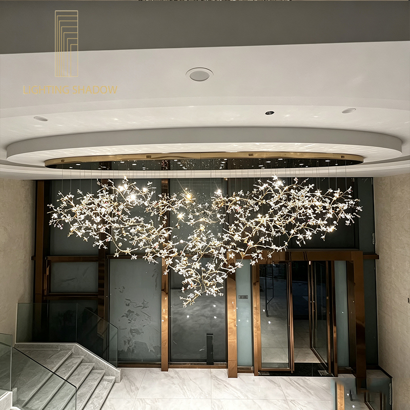 ﻿crystal chandeliers, Plum Blossom crystal chandeliers,Oval shaped chandeliers, luxurious interior decoration, Chinese K9 crystals  TD625