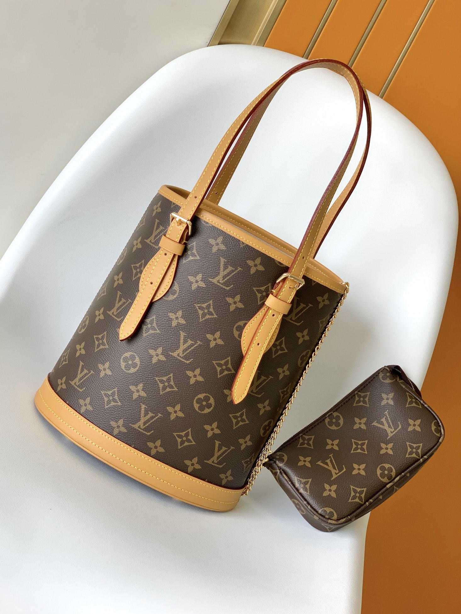 Louis Vuitton MONOGRAM子母水桶包