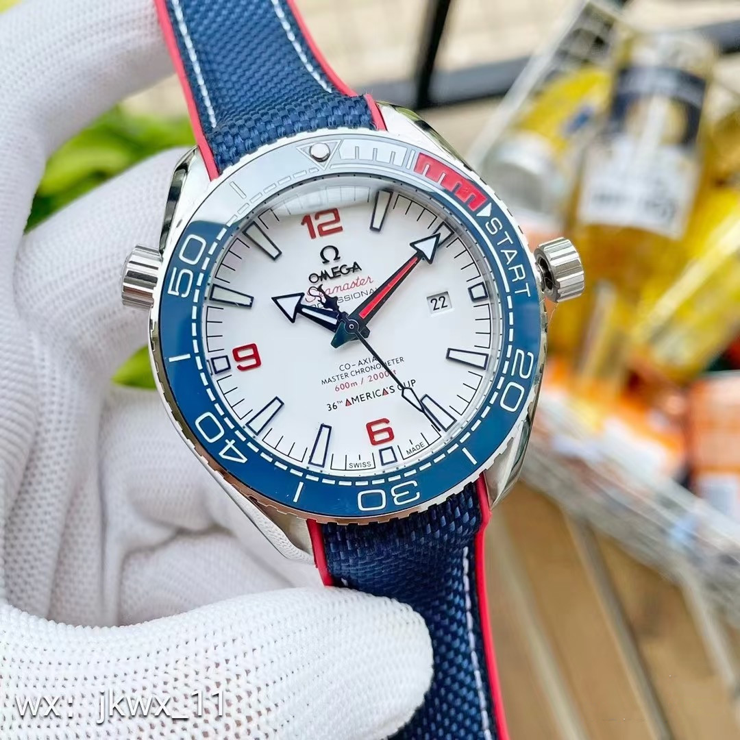 OMEGA 海馬系列 海洋宇宙 36th AMERICA’S CUP 全自動機械男錶