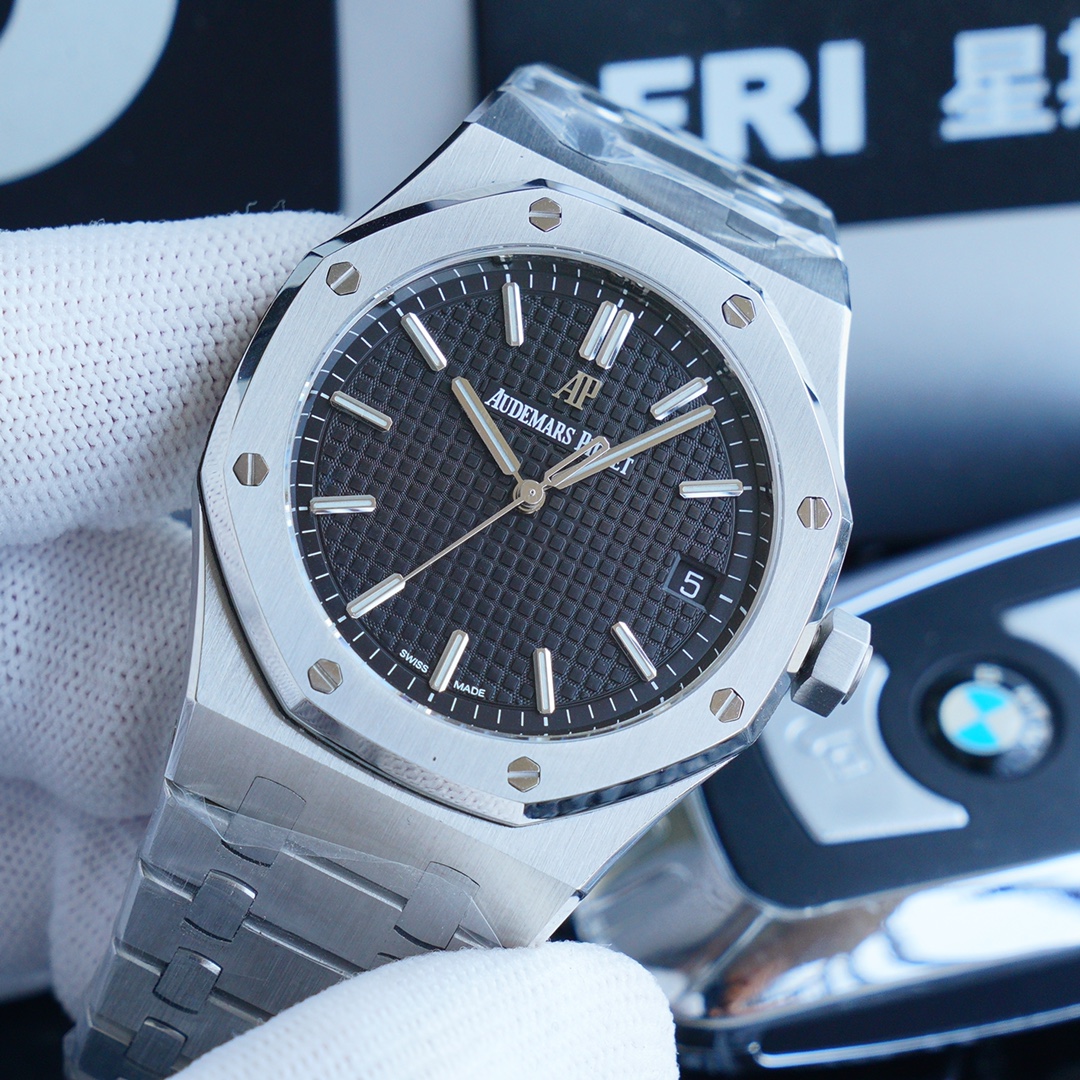 Audemars Pigue-愛彼 皇家橡樹系列 15500 鋼王 全自動機械男錶