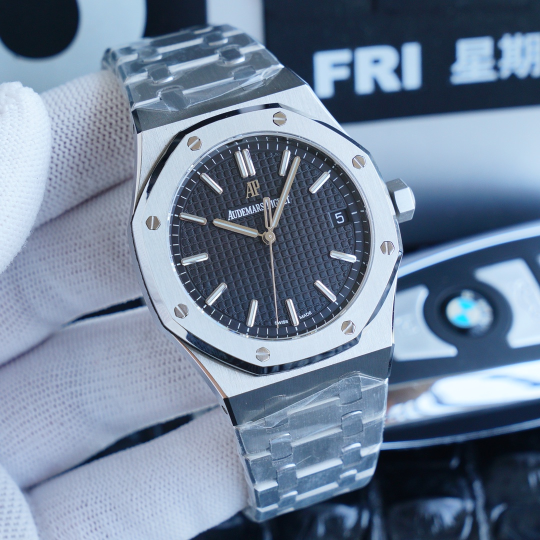 Audemars Pigue-愛彼 皇家橡樹系列 15500 鋼王 全自動機械男錶