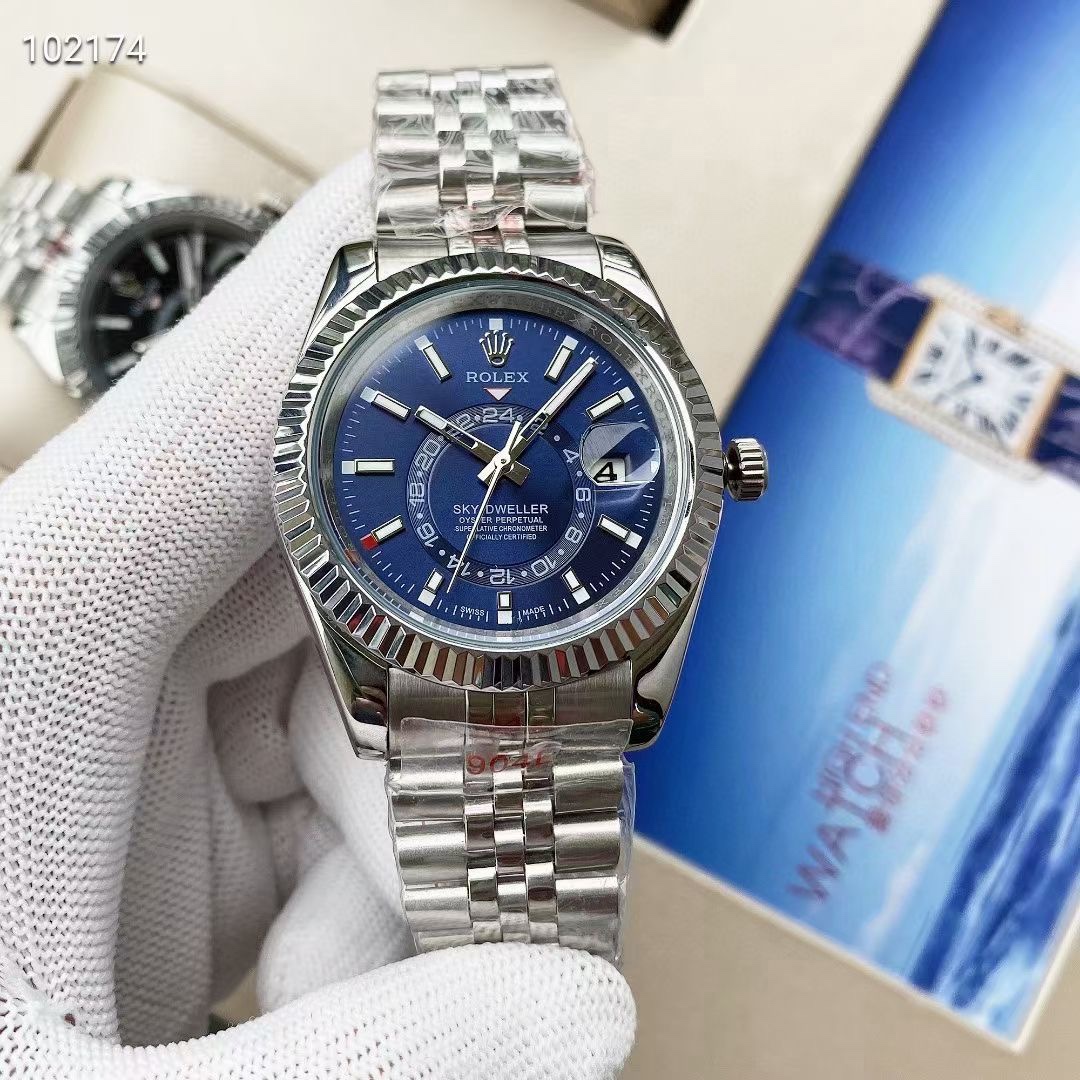 Rolex-勞力士 縱航者型 男士機械手錶 蠔式錶殼 6點位鐳射皇冠防偽標誌 西鐵城機械機芯 蠔式 時尚 商務男錶