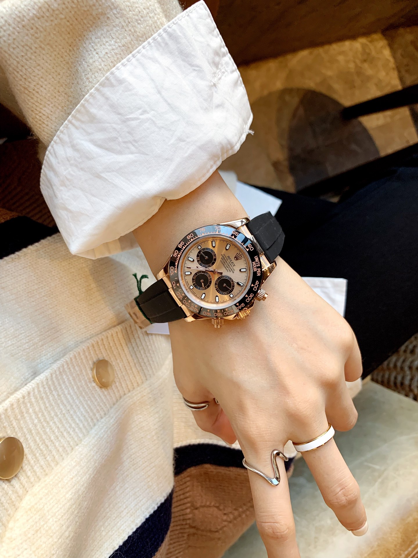 Rolex-勞力士 宇宙計型迪通拿116508腕錶 男士機械錶 多功能劉振全自動機械手錶 316L精鋼 百搭 商務男錶