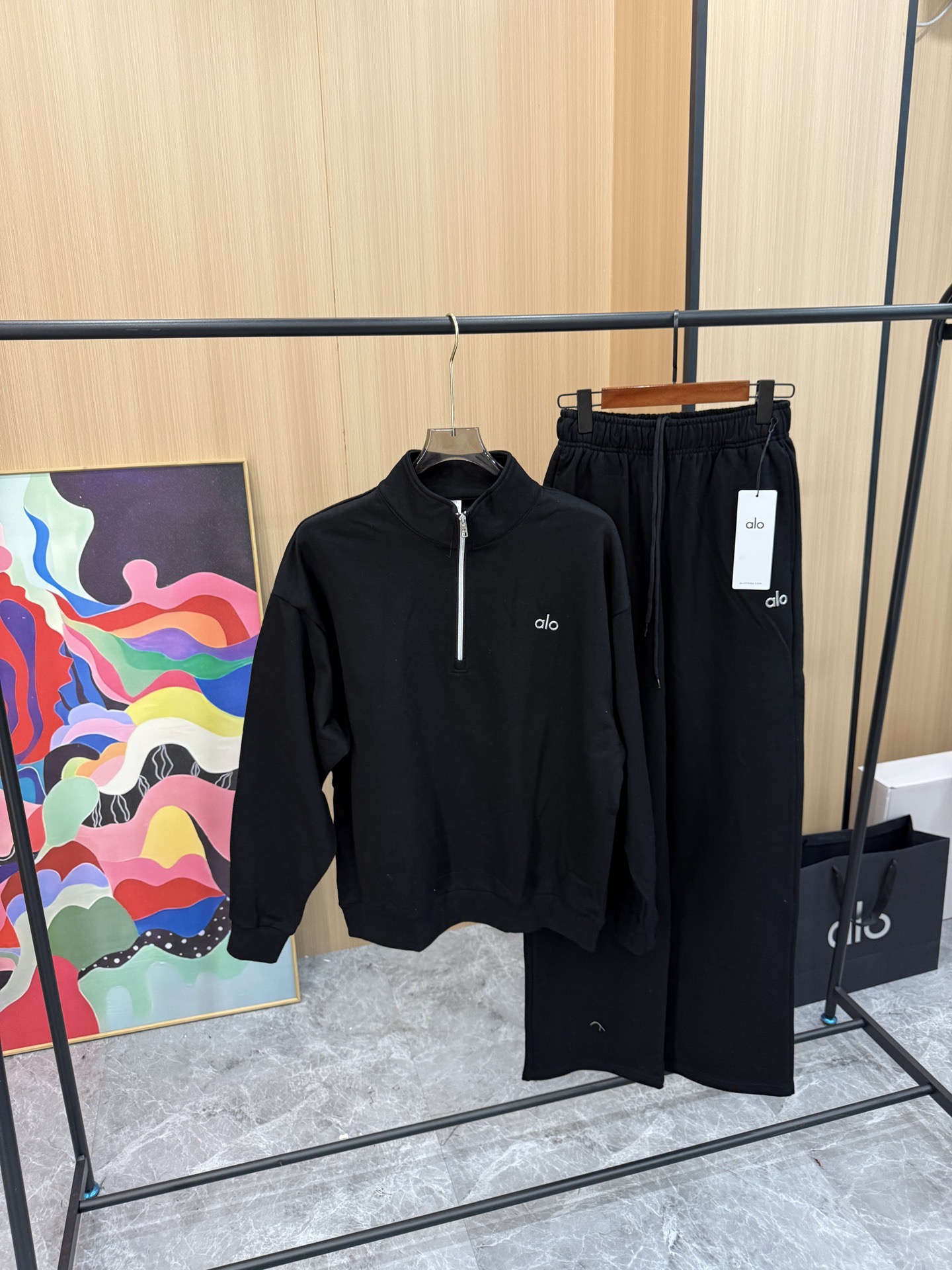 Half-Zipper Sweatshirt Suits