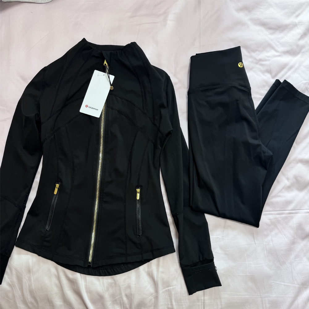 Regular Define Jacket and Ankle Leggins（Gold Zipper ）