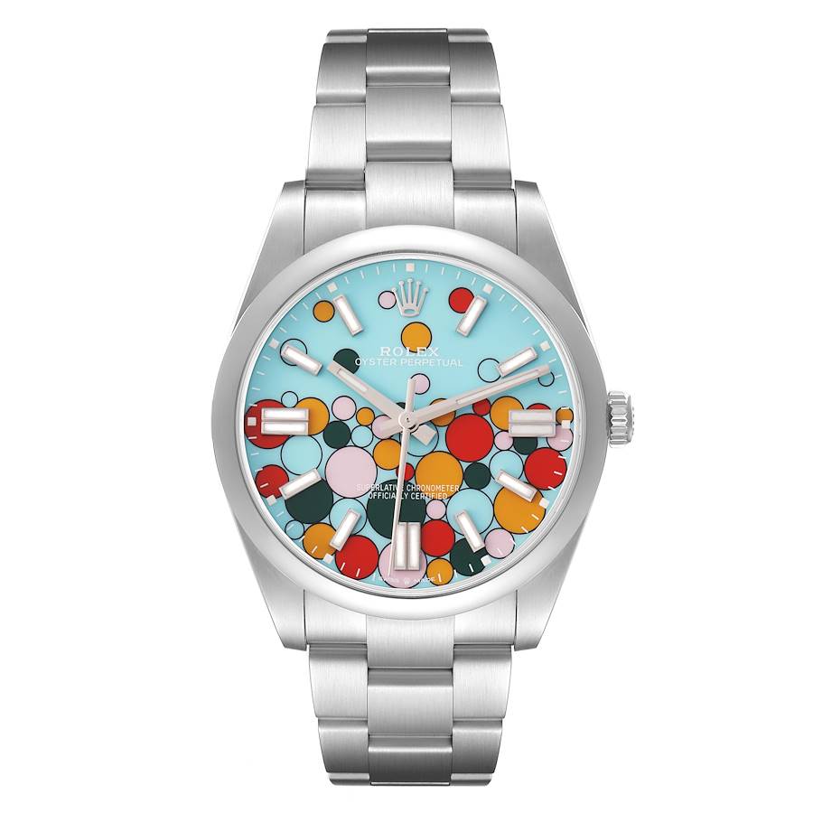 Replik Rolex Oyster Perpetual 41 Celebration Dial Stahl Herrenuhr 124300