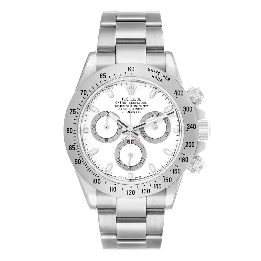Replik Rolex Daytona Weißes Zifferblatt Automatik Herrenuhr 116520