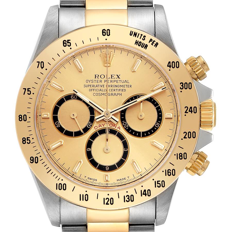 Replik Rolex Daytona Inverted 6 200 Meter Stahl Gelbgold Herrenuhr 16523