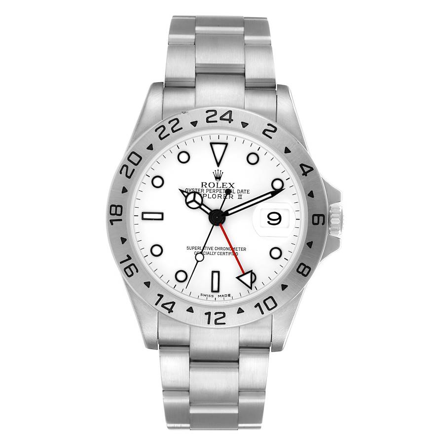 Replik Rolex Explorer II Polar White Parachrom Hairspring Stahluhr 16570