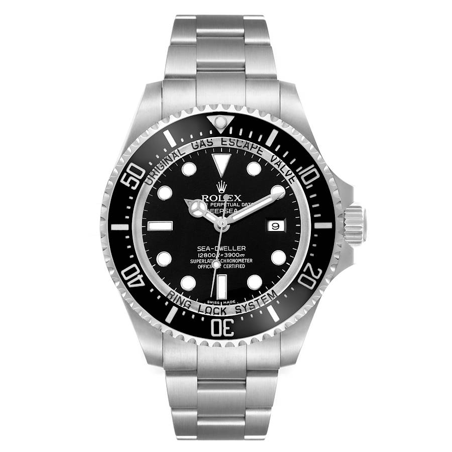 Replica Rolex Sea-Dweller Deepsea Steel Ceramic Bezel Mens Watch 116660 Card
